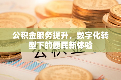 托克托公积金服务提升，数字化转型下的便民新体验