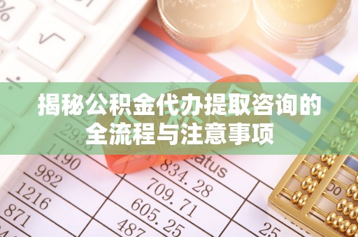 托克托揭秘公积金代办提取咨询的全流程与注意事项