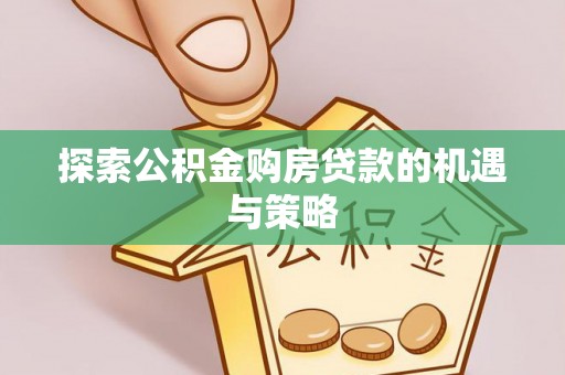 托克托探索公积金购房贷款的机遇与策略