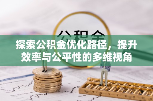 托克托探索公积金优化路径，提升效率与公平性的多维视角